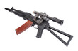 Kalashnikov AK105 modern assault rifle with optical sight