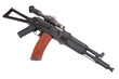 Kalashnikov AK105 modern assault rifle with optical sight
