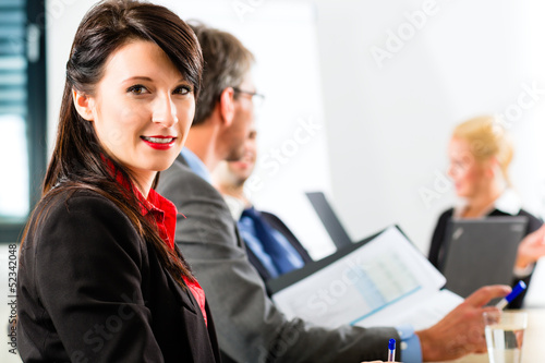 Photo: Business - businesspeople have team meeting Business - businesspeople have team meeting