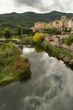 Pueblo de Besalú y río Fluvià
