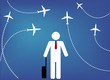 Businessman on trip