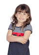 Foto: Adorable girl with a beautiful dress Adorable girl with a beautiful dress
