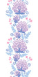 Vector: Vector Soft purple flowers vertical seamless pattern background Vector Soft purple flowers vertical seamless pattern background