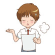 男の子/ため息