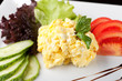fresh scrambled eggs