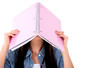 Frustrated female student