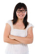 Asian mature woman portrait