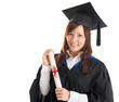 Asian university student