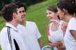 Group of tennis players