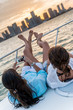 Photo: Women relaxing on a yacht Women relaxing on a yacht
