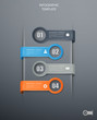 infographics options banners