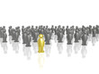 Illustration: Yellow and grey mans Yellow and grey mans