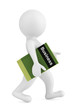 3d person with Business Book