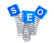 Springs with SEO cubes