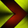 Illustration: Green and Red Arrow Metal Background Green and Red Arrow Metal Background