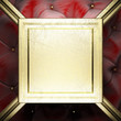 gold on fabric background