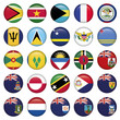 American Flags Soft Round Buttons