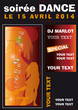 soirée,fête,danse,concert,affiche,musique,publicité,typo