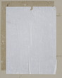 white empty street poster on posting board