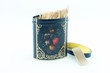 toothpicks in stylish metal box