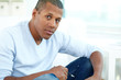 Photo: Pensive guy Pensive guy