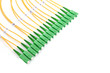 green fiber optic SC connectors