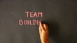 Team Building Chalk Drawing