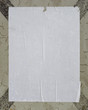 white empty street poster on grunge cross