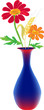 vaso con fiori