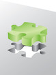 Green 3d puzzle