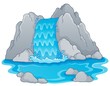 Image with waterfall theme 1