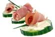 Amuse-bouches au jambon cru et fines herbes