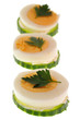 Amuse-bouches aux oeufs durs et persil