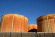 Foto: Alsace, oil tank in the port of Strasbourg Alsace, oil tank in the port of Strasbourg