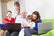 family uses few various portable electronic devices