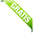 Banner "Gratis" grün