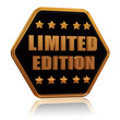 limited edition five star hexagon button
