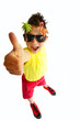 Kind mit Sonnenbrille