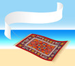 Magic Carpet on Beach ( Fliegender Teppich am Strand )