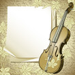 background with violin