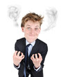 Angry businessman