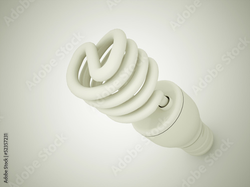Illustration: Economy light bulb Economy light bulb