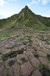 Giant's Causeway stones and mountain