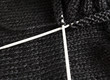 Knitting with needles close up