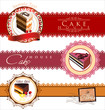 Coffee,tea and cakes menu template