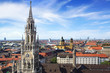 Panoramic view at the Munich.
