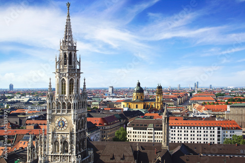 Photo: Panoramic view at the Munich. Panoramic view at the Munich.