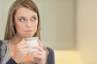 Photo: Woman drinking tea Woman drinking tea