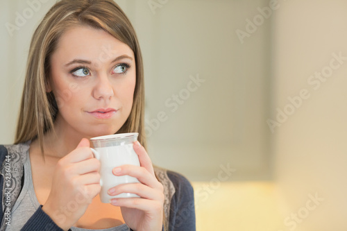 Photo: Woman drinking tea Woman drinking tea
