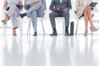 Group of business people waiting